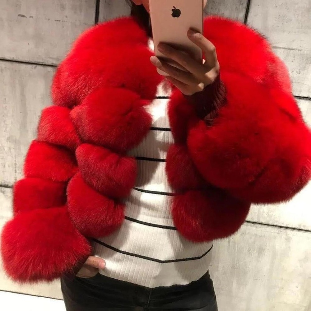 Red Fur Coat